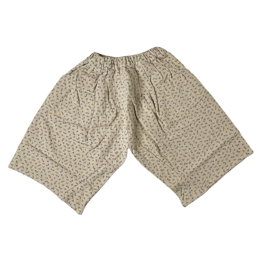 NWT Tambere Girls Cream Floral Kajan Pants/Girls Wide Leg Pants